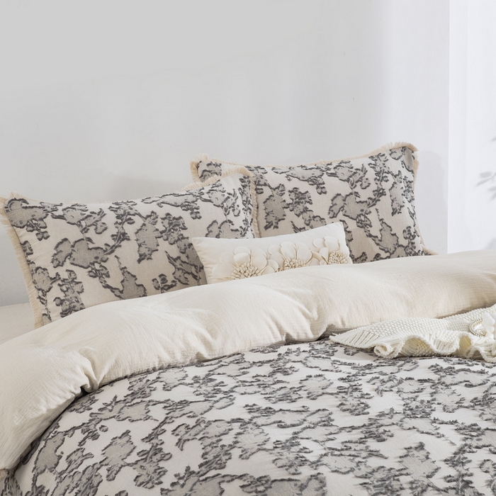 91家纺网 家纺一手货源 找家纺 （总）鲁爱家纺供货 2025新款AB版棉麻剪绣四件套