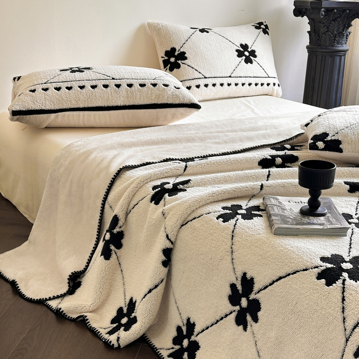 91家纺网 家纺一手货源 找家纺 （总）宜代光年 2025新款阳离子大提花复合绒毯子毛毯