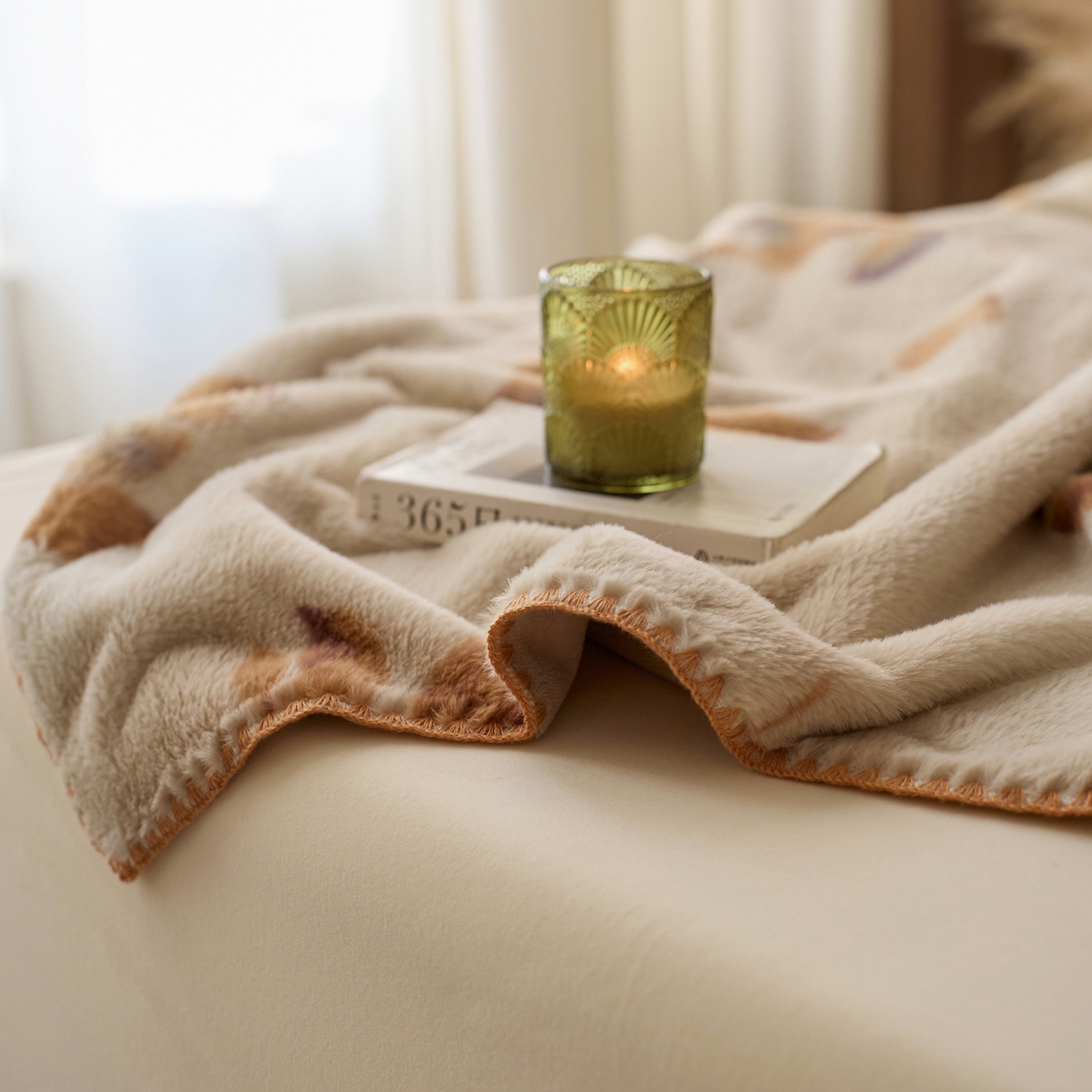 91家纺网 家纺一手货源 找家纺 （总）宜代光年 2025新款小米貂印花复合绒毯毯子-系列一