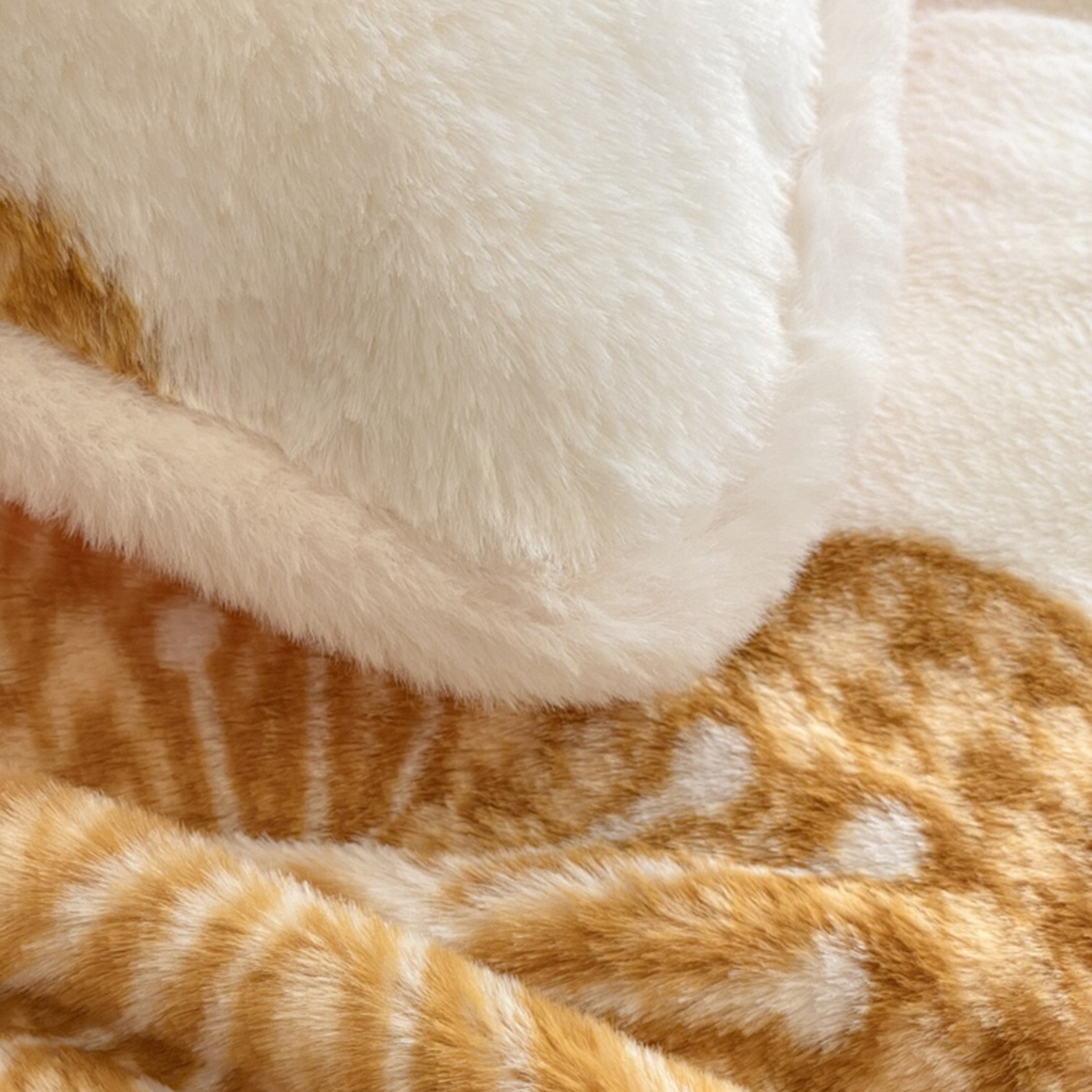 91家纺网 家纺一手货源 找家纺 宜代光年 2025新款小米貂兔绒印花牛奶绒保暖四件套 太阳花