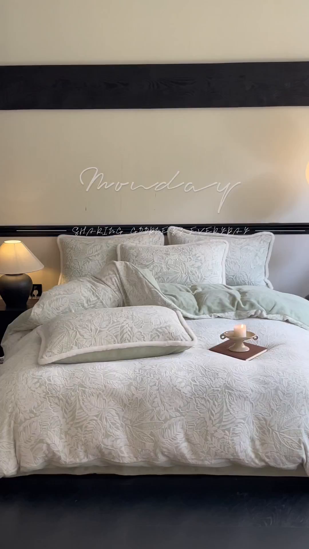 91家纺网 家纺一手货源 找家纺 宜代光年 2025新款小米貂牛奶绒雕花四件套 叶曼-绿