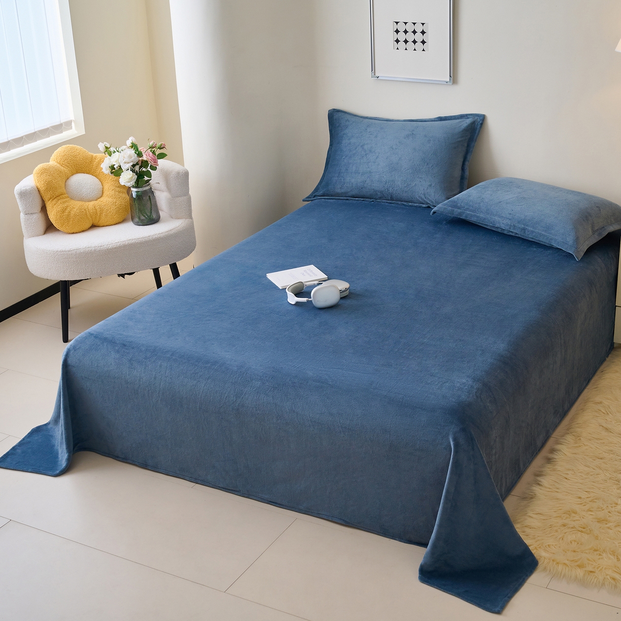 91家纺网 家纺一手货源 找家纺 （总）简爱家纺 2025新款高克重牛奶绒枕套