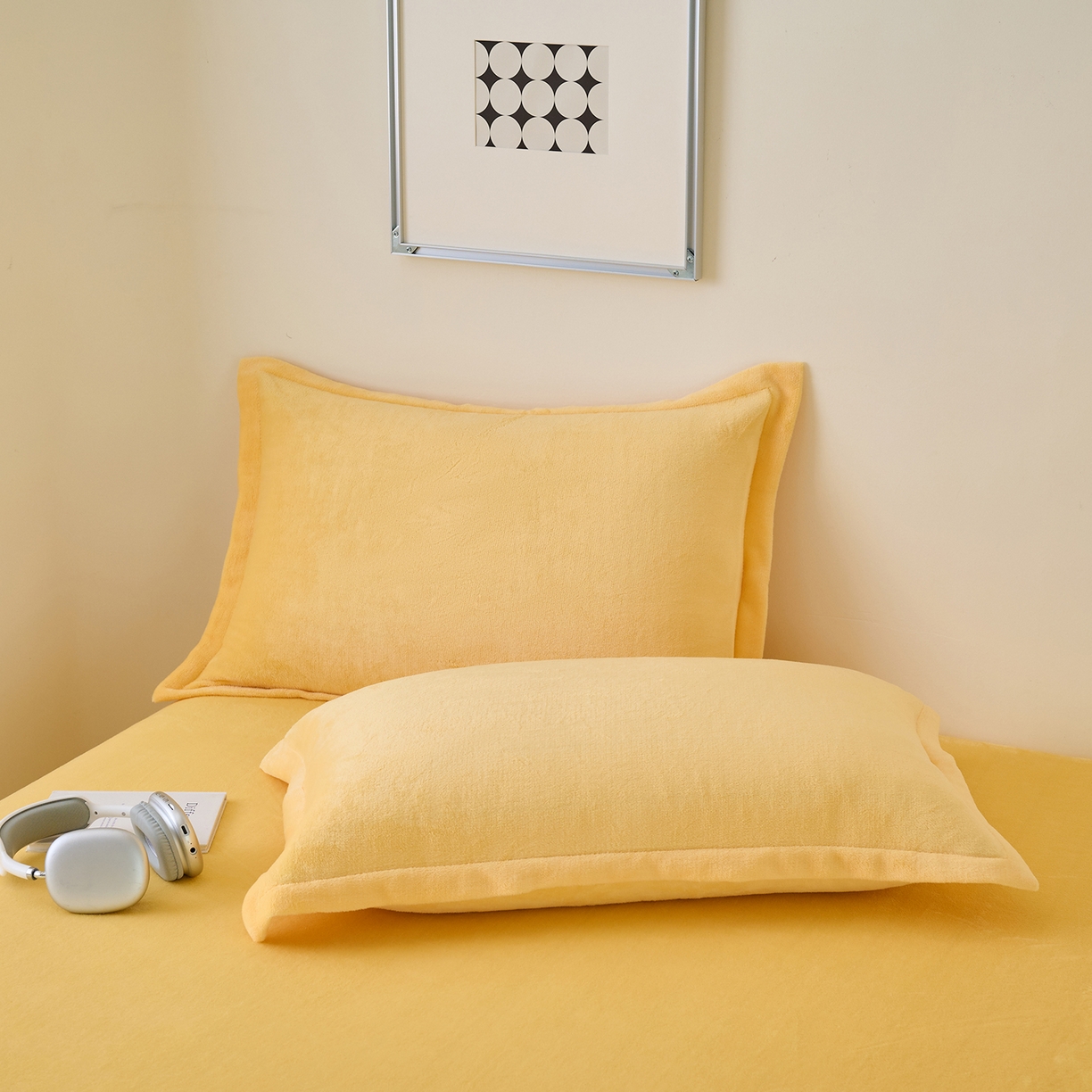 91家纺网 家纺一手货源 找家纺 （总）简爱家纺 2025新款高克重牛奶绒枕套