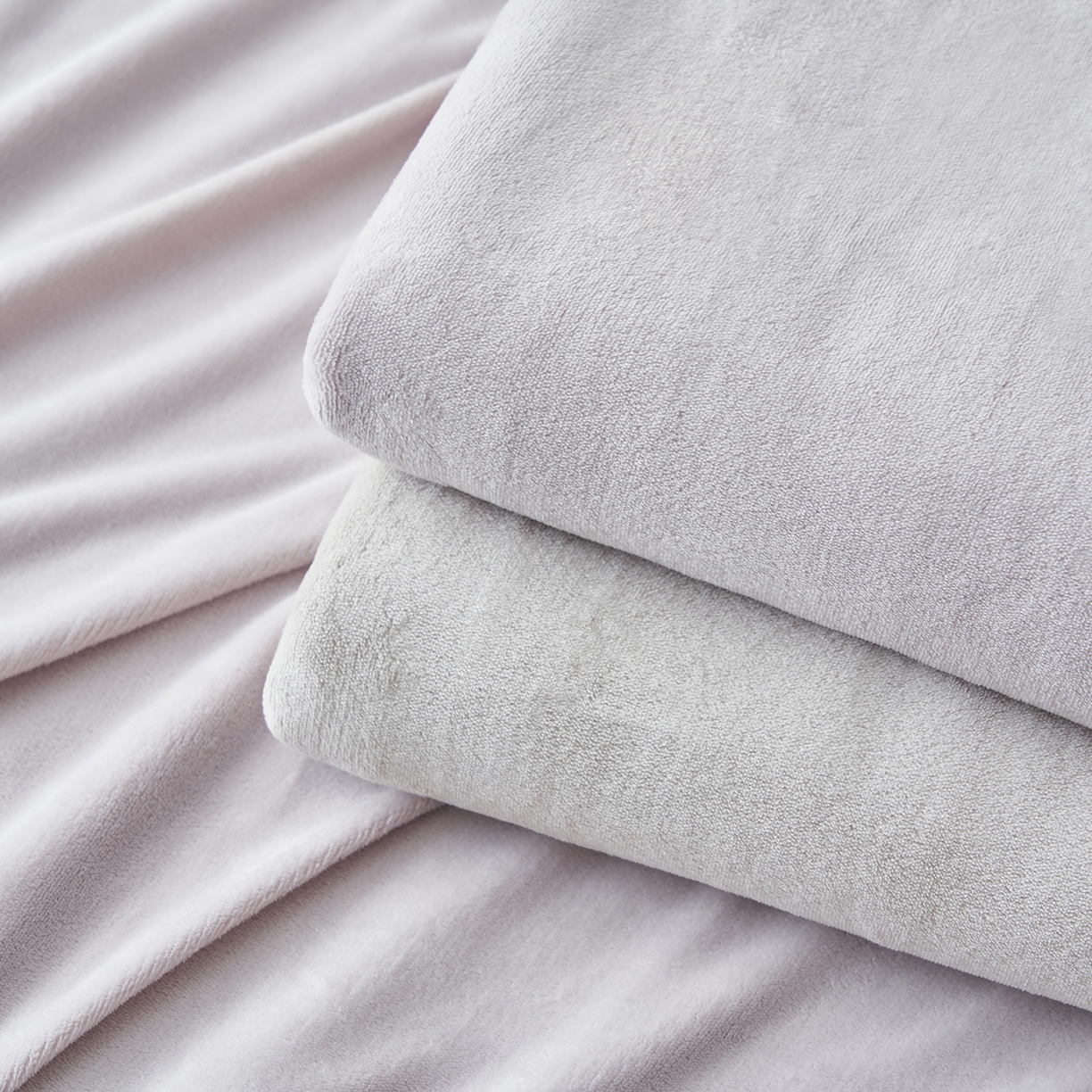 简爱家纺 2025新款高克重牛奶绒床单系列 灰色