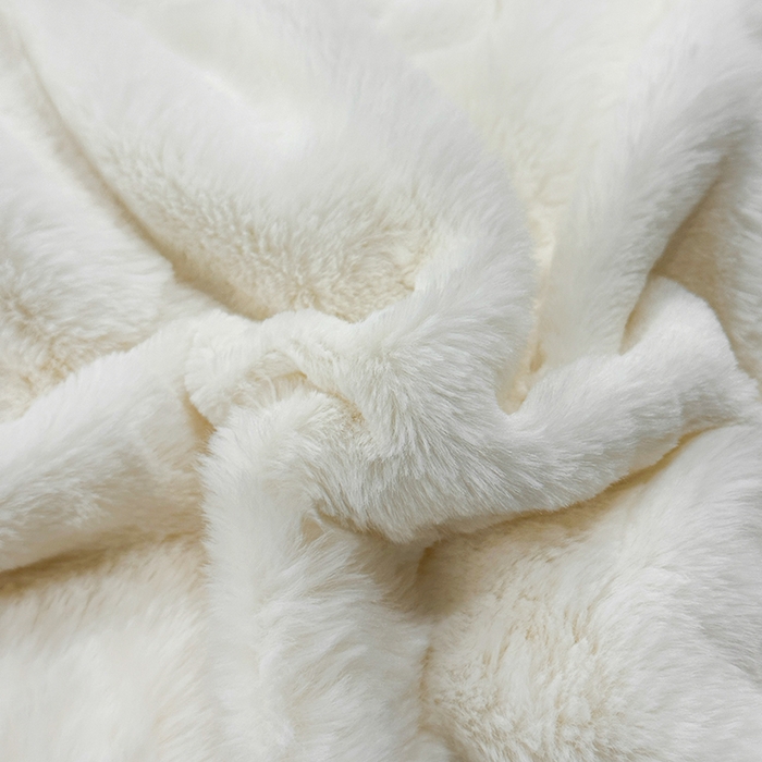 91家纺网 家纺一手货源 找家纺 宜代光年 2025新款托斯卡纳仿兔绒四件套-方格套件 托斯卡纳-方格白