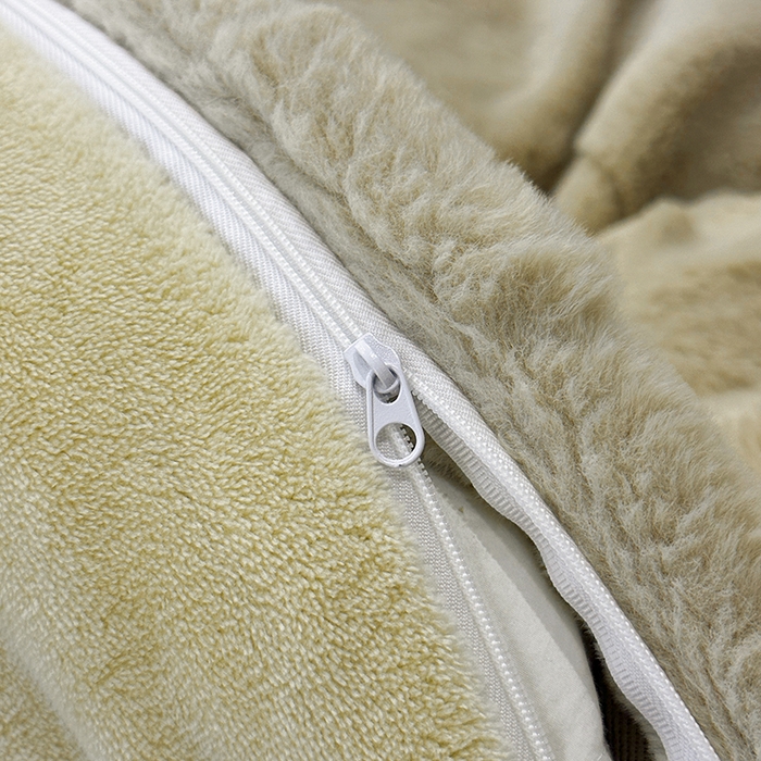 91家纺网 家纺一手货源 找家纺 宜代光年 2025新款托斯卡纳仿兔绒四件套-方格套件 托斯卡纳-方格咖