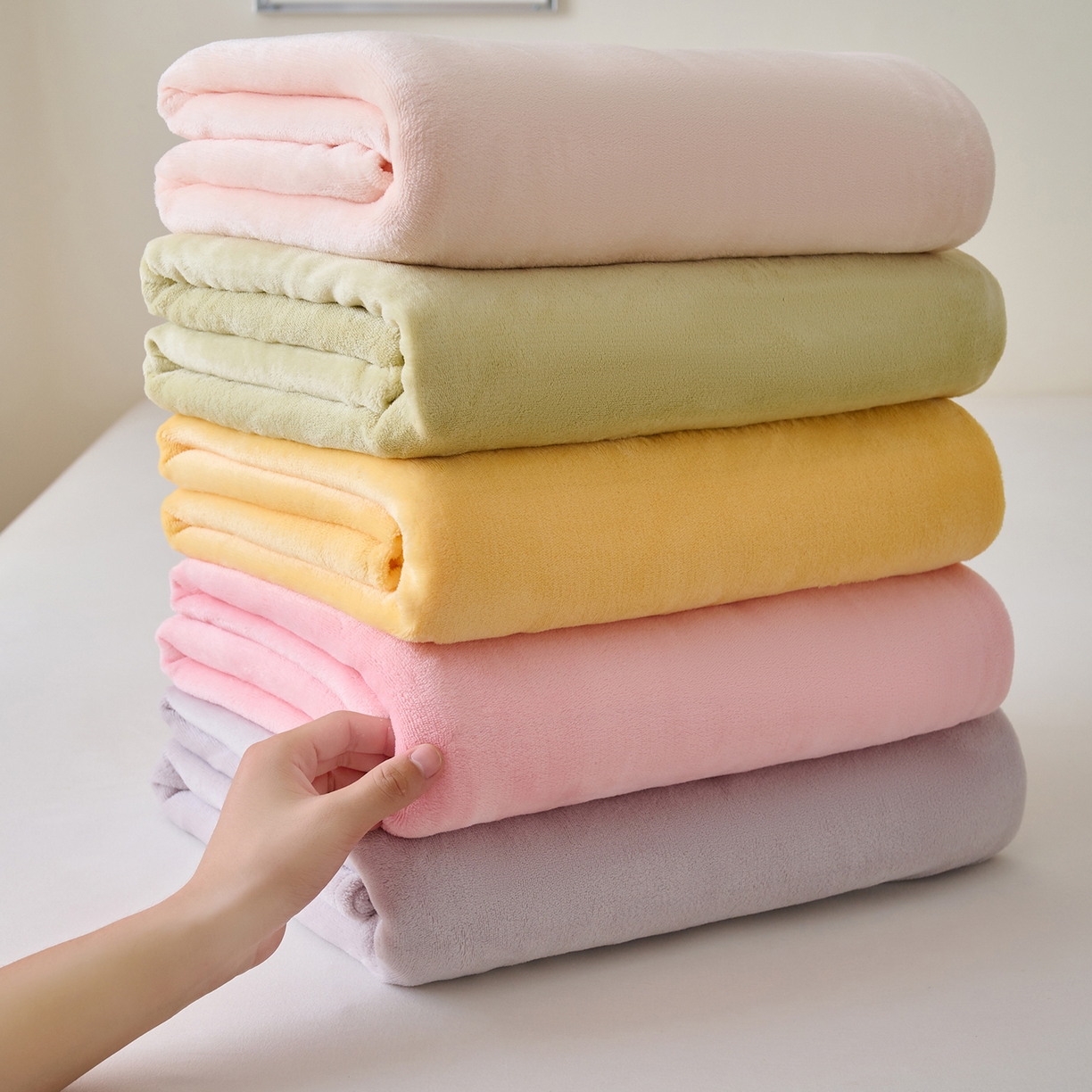 91家纺网 家纺一手货源 找家纺 简爱家纺 2025新款高克重牛奶绒床单系列 组合