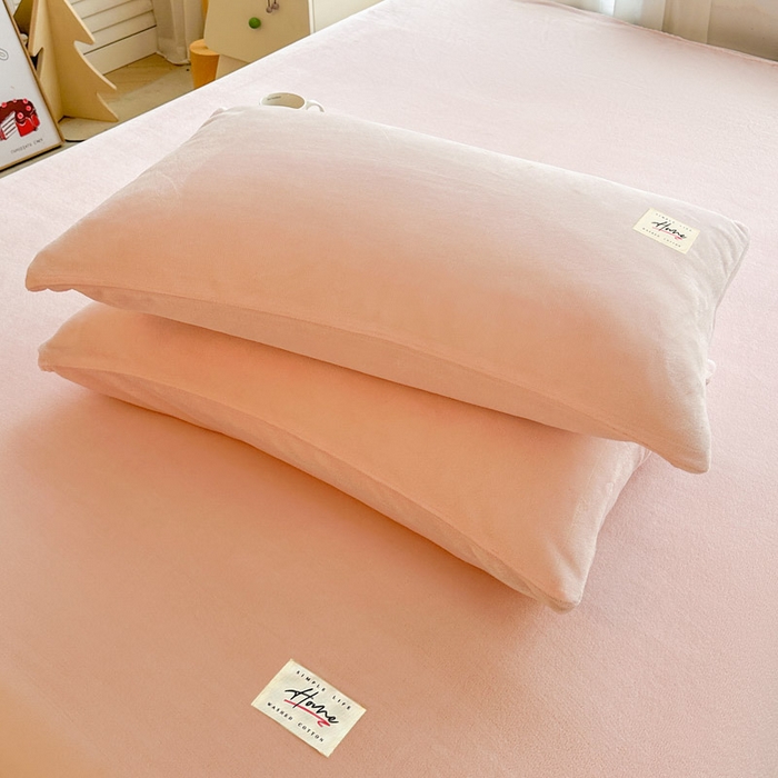 91家纺网 家纺一手货源 找家纺 （总）贝扬思家纺 2025新款牛奶绒纯色单床单-life系列