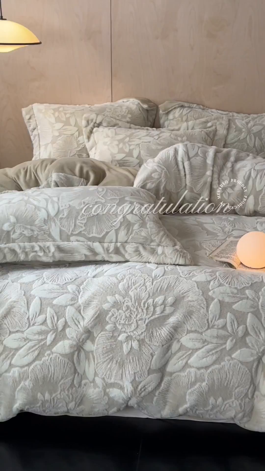 91家纺网 家纺一手货源 找家纺 宜代光年 2025新款兔绒色烂雕花保暖四件套 芳华-绿