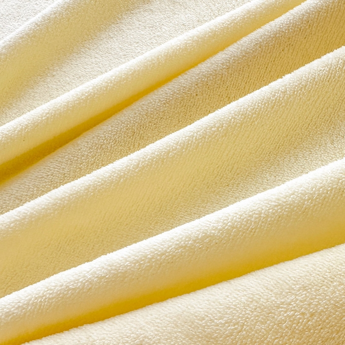 91家纺网 家纺一手货源 找家纺 贝扬思家纺 2025新款牛奶绒纯色单床单-life系列 Life-鹅黄