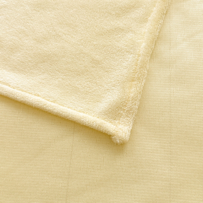 91家纺网 家纺一手货源 找家纺 贝扬思家纺 2025新款牛奶绒纯色单床单-life系列 Life-鹅黄