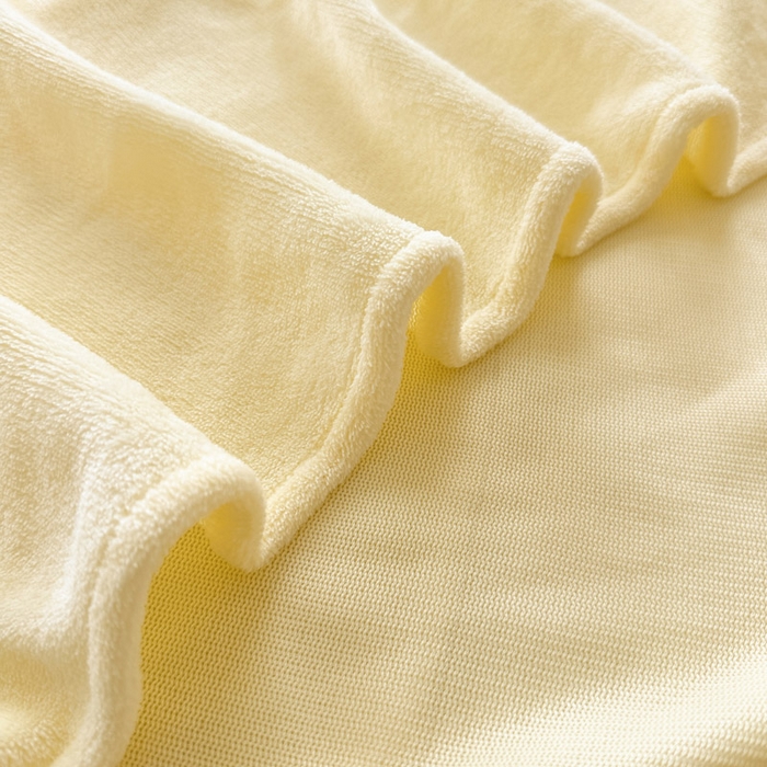 91家纺网 家纺一手货源 找家纺 贝扬思家纺 2025新款牛奶绒纯色单床单-life系列 Life-鹅黄