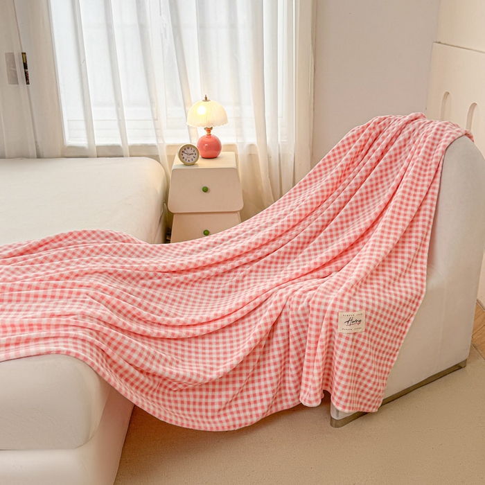 91家纺网 家纺一手货源 找家纺 贝扬思家纺 2025新款牛奶绒纯色单床单-life系列 Life-粉格