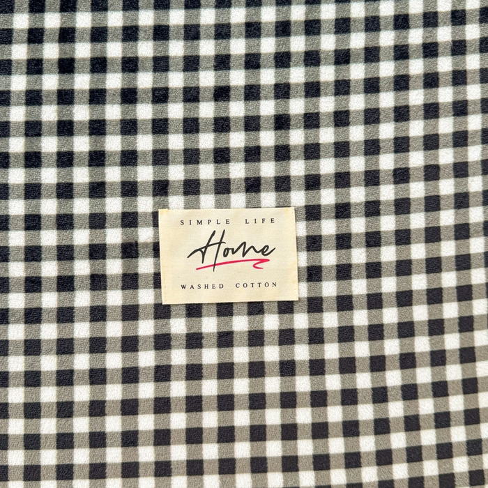 91家纺网 家纺一手货源 找家纺 贝扬思家纺 2025新款牛奶绒纯色单床单-life系列 Life-黑格