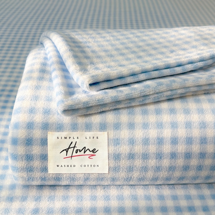 贝扬思家纺 2025新款牛奶绒纯色单床单-life系列 Life-蓝格