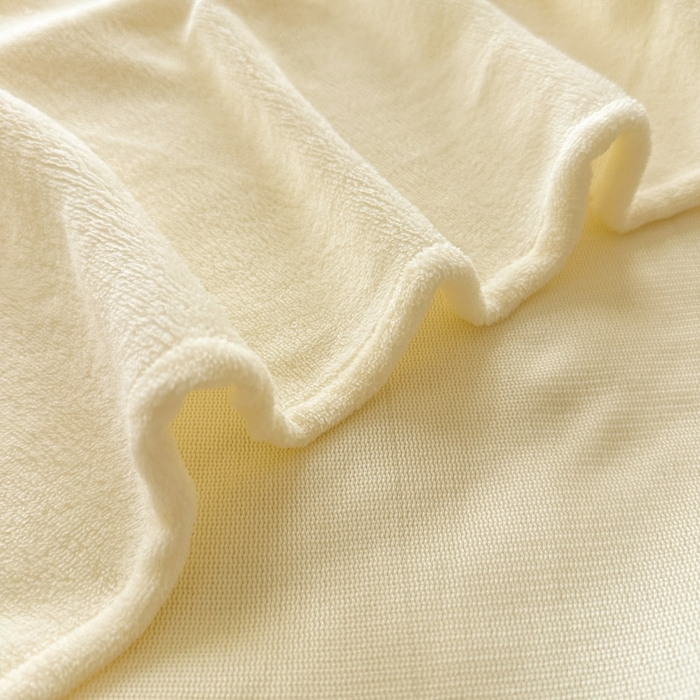 91家纺网 家纺一手货源 找家纺 贝扬思家纺 2025新款牛奶绒纯色单床单-life系列 Life-浅黄