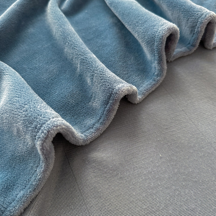 91家纺网 家纺一手货源 找家纺 贝扬思家纺 2025新款牛奶绒纯色单床单-life系列 Life-深蓝