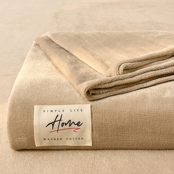 贝扬思家纺 2025新款牛奶绒纯色单床单-life系列 Life-土咖