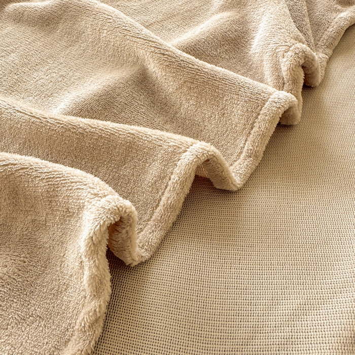 91家纺网 家纺一手货源 找家纺 贝扬思家纺 2025新款牛奶绒纯色单床单-life系列 Life-土咖