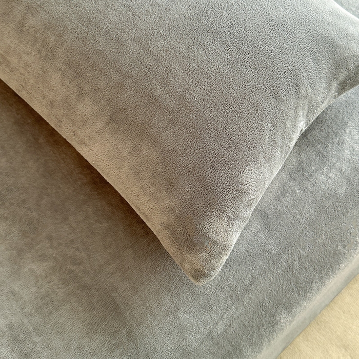 91家纺网 家纺一手货源 找家纺 贝扬思家纺 2025新款牛奶绒纯色单床单-life系列 Life-银灰