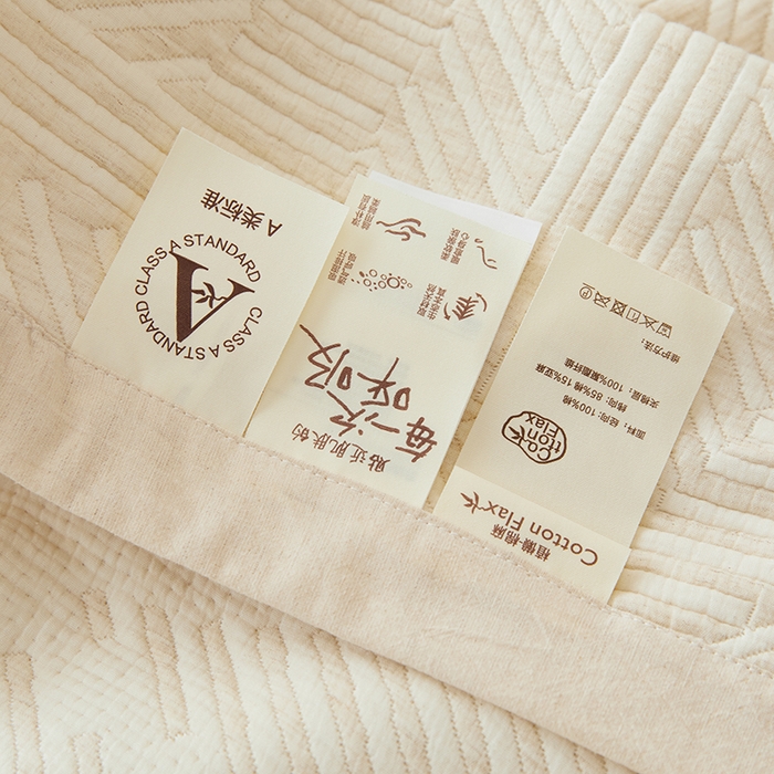 91家纺网 家纺一手货源 找家纺 桂雅居 2025新款棉麻三层纱加厚床盖三件套 （会员减10，最低控价券后298） 哥伦布