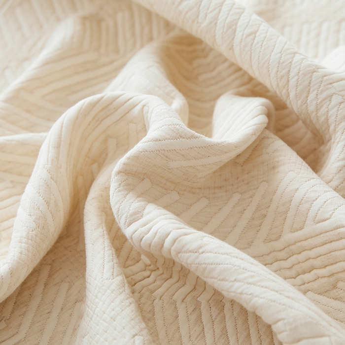 91家纺网 家纺一手货源 找家纺 桂雅居 2025新款棉麻三层纱加厚床盖三件套 （会员减10，最低控价券后298） 哥伦布