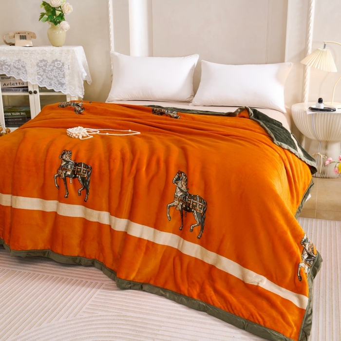 91家纺网 家纺一手货源 找家纺 （总）小鱼儿家纺 2025新款直播爆款AB版双层云貂绒毛毯法莱绒休闲盖毯牛奶绒沙发毯拉舍尔午睡毯空调毯子轻奢风绒毯批发一件代发