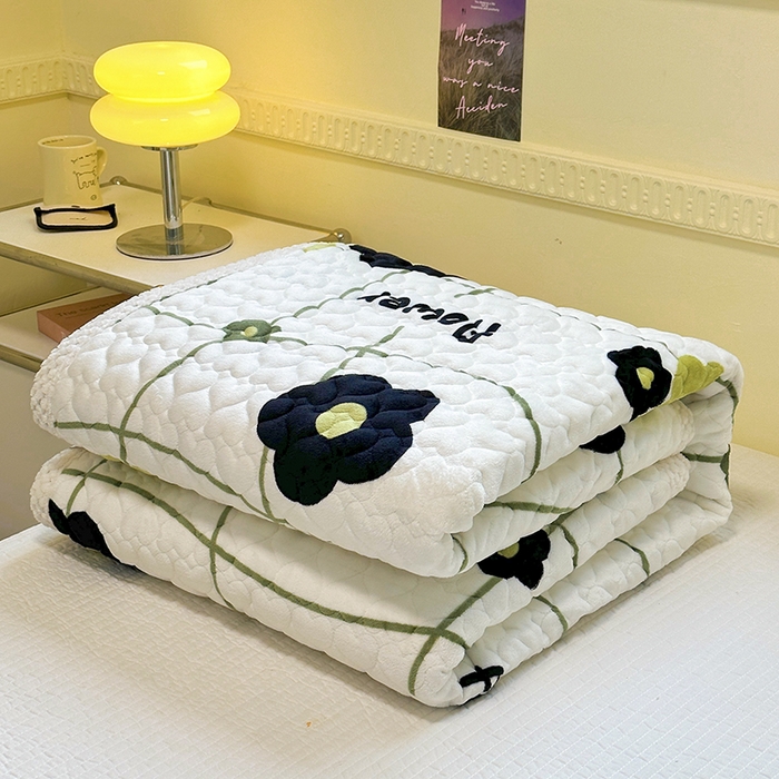 91家纺网 家纺一手货源 找家纺 （总）宜代光年 2025新款牛奶绒夹棉床垫床盖