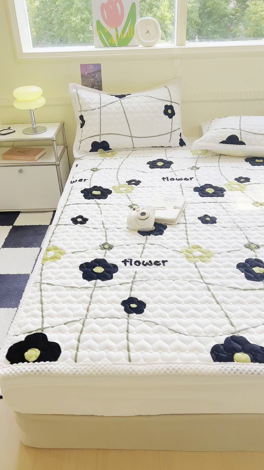 91家纺网 家纺一手货源 找家纺 （总）宜代光年 2025新款牛奶绒夹棉床垫床盖