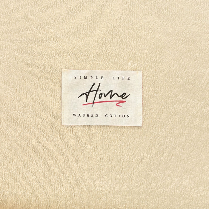 91家纺网 家纺一手货源 找家纺 贝扬思家纺 2025新款牛奶绒纯色单床笠-home系列 Home-浅黄