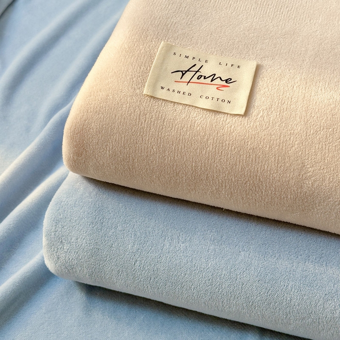 91家纺网 家纺一手货源 找家纺 贝扬思家纺 2025新款牛奶绒纯色单床笠-home系列 组合