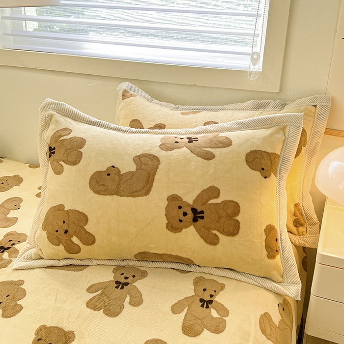 91家纺网 家纺一手货源 找家纺 宜代光年 2025新款雕花印花暖羊绒系列四件套 暖羊绒-吉米白