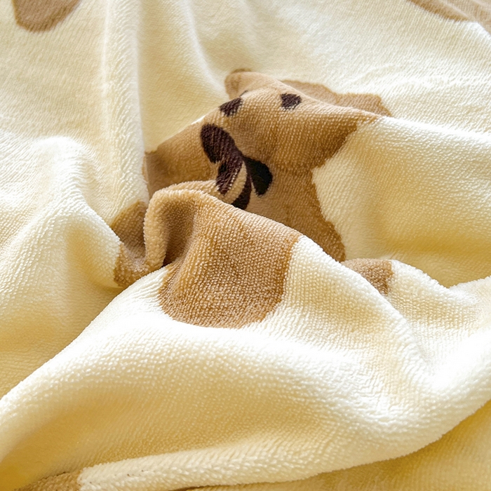 91家纺网 家纺一手货源 找家纺 宜代光年 2025新款雕花印花暖羊绒系列四件套 暖羊绒-吉米白