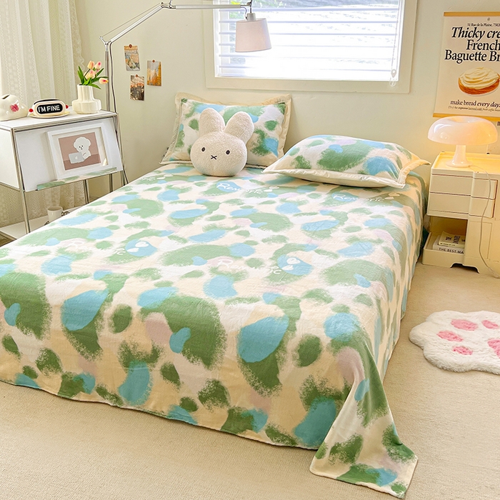 91家纺网 家纺一手货源 找家纺 宜代光年 2025新款雕花印花暖羊绒系列四件套 暖羊绒-浪漫的爱