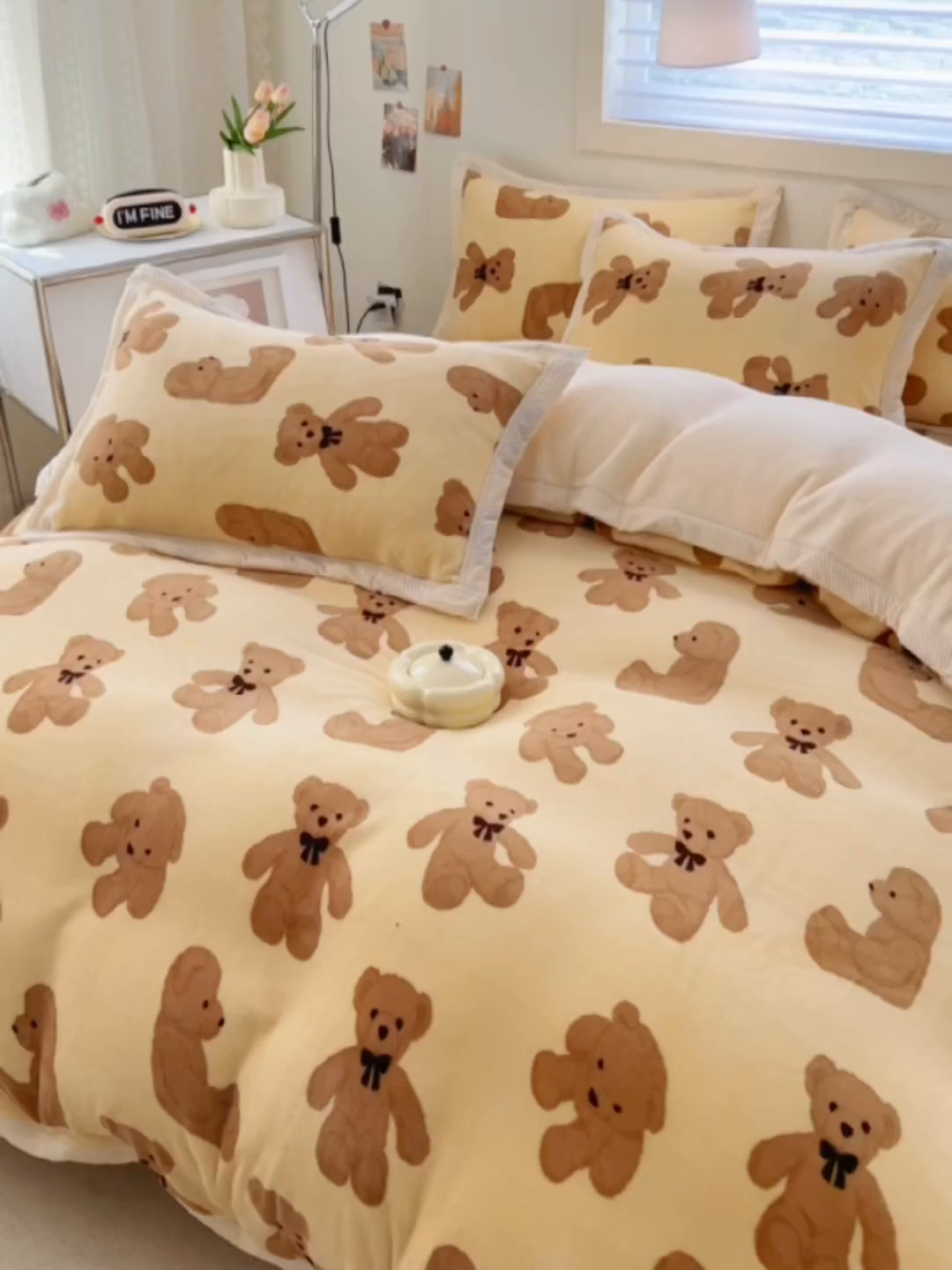 91家纺网 家纺一手货源 找家纺 宜代光年 2025新款雕花印花暖羊绒系列四件套 暖羊绒-吉米白