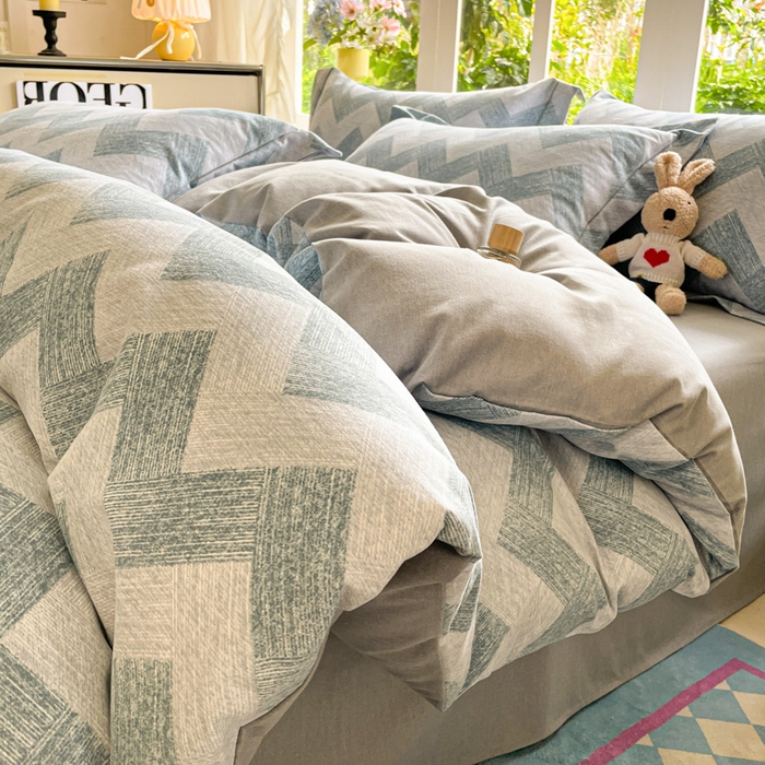 91家纺网 家纺一手货源 找家纺 （总）仔仔熊 2025新款磨毛四件套系列