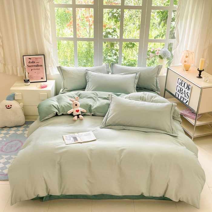 91家纺网 家纺一手货源 找家纺 （总）仔仔熊 2025新款磨毛四件套系列