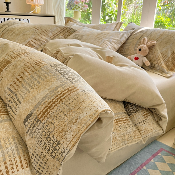 91家纺网 家纺一手货源 找家纺 （总）仔仔熊 2025新款磨毛四件套系列