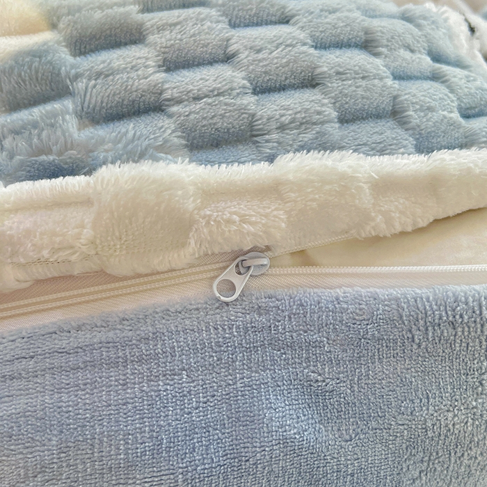 91家纺网 家纺一手货源 找家纺 宜代光年 2025新款大豆绒提花系列四件套（提供买家秀）-印花款 大豆绒-可爱猫