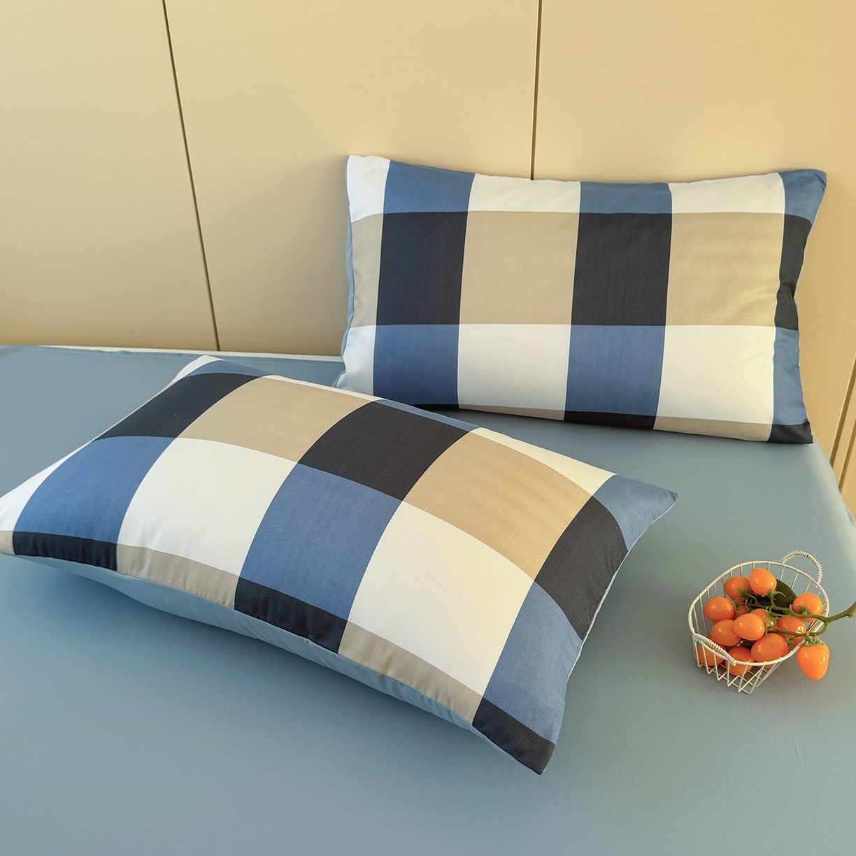 91家纺网 家纺一手货源 找家纺 （总）十一家居 2025年秋冬新款A类亲肤云朵水洗棉无印风四件套-叙境系列