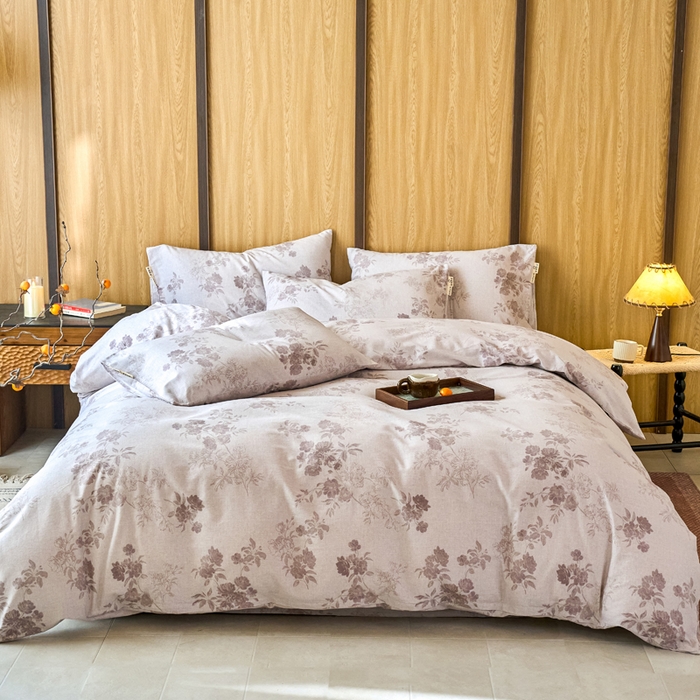 91家纺网 家纺一手货源 找家纺 （总）春皖家纺 2025新款原棉磨毛回暖系列风格1-四件套