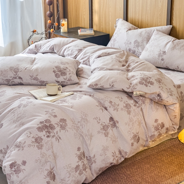 91家纺网 家纺一手货源 找家纺 （总）春皖家纺 2025新款原棉磨毛回暖系列风格1-四件套