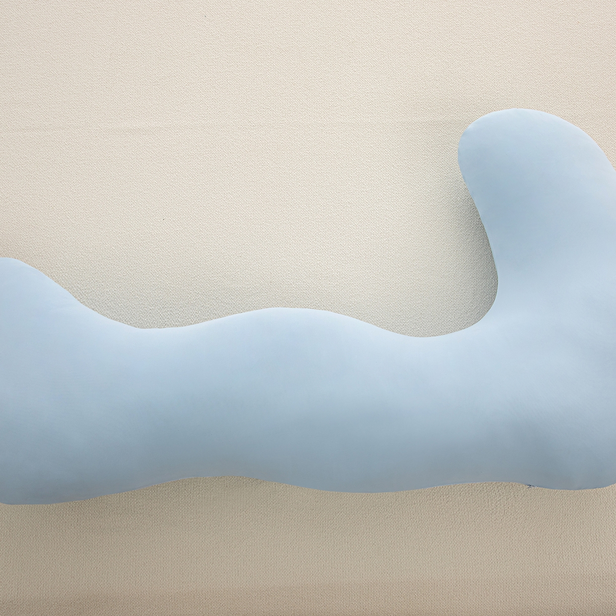 91家纺网 家纺一手货源 找家纺 沐沐家纺 2026新款海马抱抱枕 蓝色