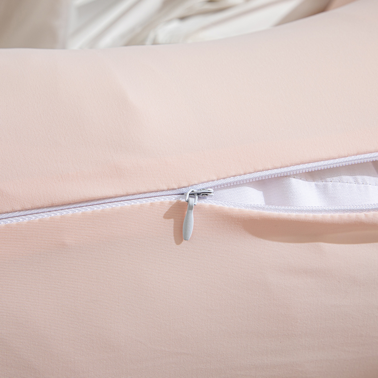 91家纺网 家纺一手货源 找家纺 沐沐家纺 2026新款海马抱抱枕 粉色