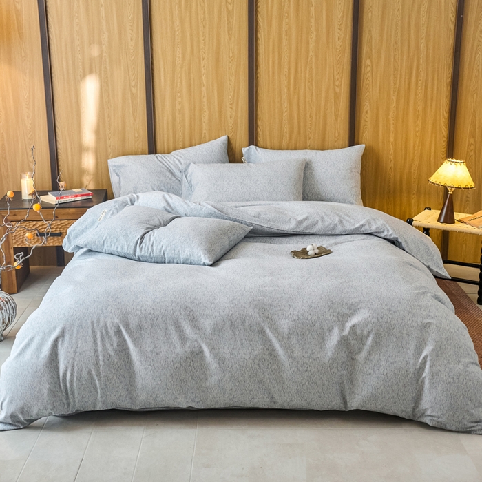 91家纺网 家纺一手货源 找家纺 春皖家纺 2025新款全棉原棉磨毛色织水洗四件套回暖系列-风格二 幸福里