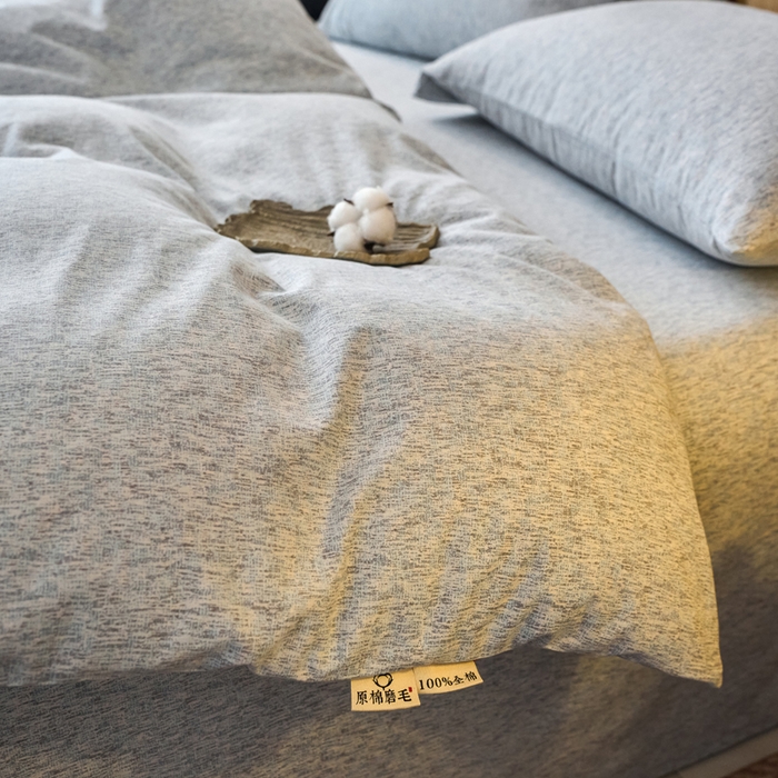 91家纺网 家纺一手货源 找家纺 春皖家纺 2025新款全棉原棉磨毛色织水洗四件套回暖系列-风格二 幸福里