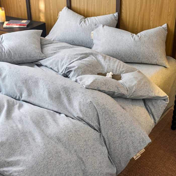 91家纺网 家纺一手货源 找家纺 春皖家纺 2025新款全棉原棉磨毛色织水洗四件套回暖系列-风格二 幸福里