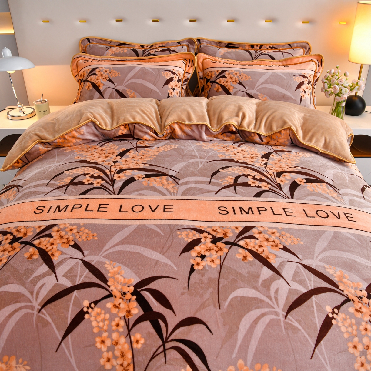 91家纺网 家纺一手货源 找家纺 （总）缘莉娜家纺 2025高克重8斤牛奶绒四件套金貂绒法莱绒加厚保暖直播电商爆款