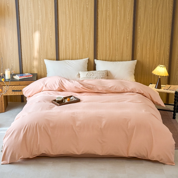 91家纺网 家纺一手货源 找家纺 （总）春皖家纺 2025新款全棉原棉磨毛色织水洗单被套回暖系列-风格二