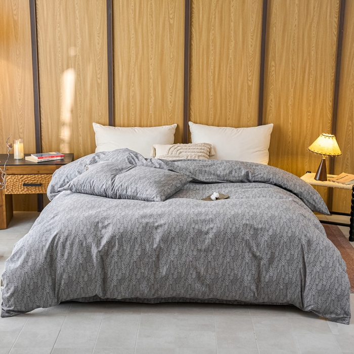 91家纺网 家纺一手货源 找家纺 （总）春皖家纺 2025新款全棉原棉磨毛色织水洗单被套回暖系列-风格二